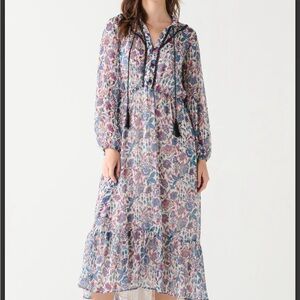 NWT Black Tape Floral Paisley Maxi Dress